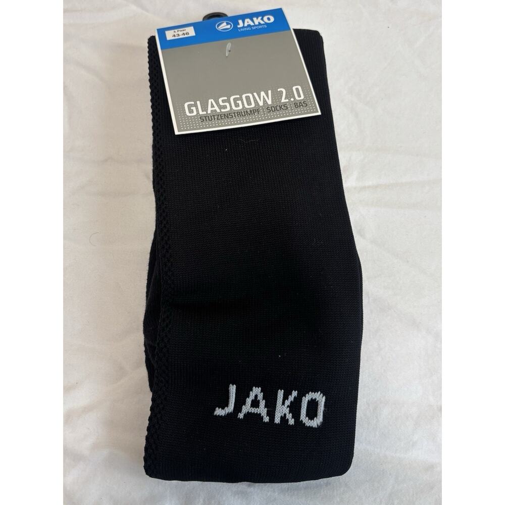 NWT Jako Unisex Socks Black Training Athletic Blokecore Soccer Mens Size 10-12